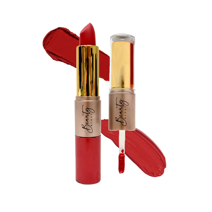 Beauty Buddy Velvet Gold 2-in-1 Matte Lipstick & Liquid Lipstick 04 Blush Aura