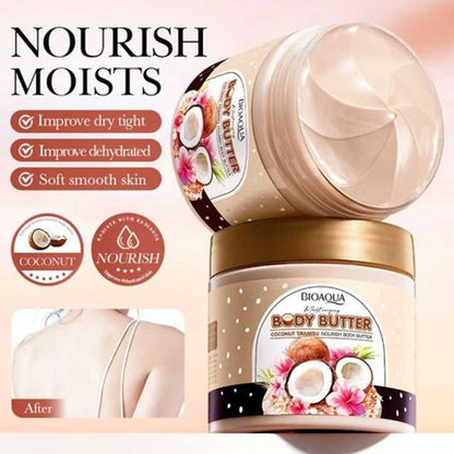 Bioaqua Coconut Tiramisu Nourish Body Butter Moisturizing 200g