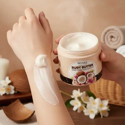 Bioaqua Coconut Tiramisu Nourish Body Butter Moisturizing 200g