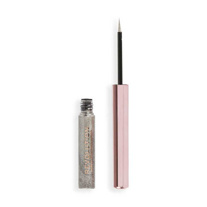 Revolution Super Flick Liquid Eyeliner Silver 2.4ml