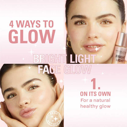 Revolution Bright Light 4-In-1 Face Glow Lustre Medium Light 23ml