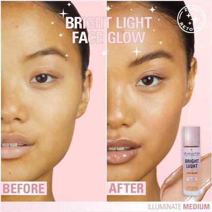 Revolution Bright Light 4-In-1 Face Glow Illuminate Medium 23ml