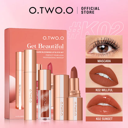 O.TWO.O Charm Blooming Lip & Eye Set K02