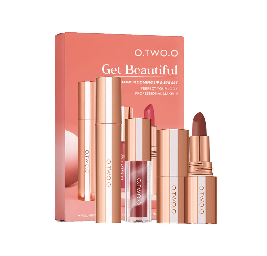 O.TWO.O Charm Blooming Lip & Eye Set K03