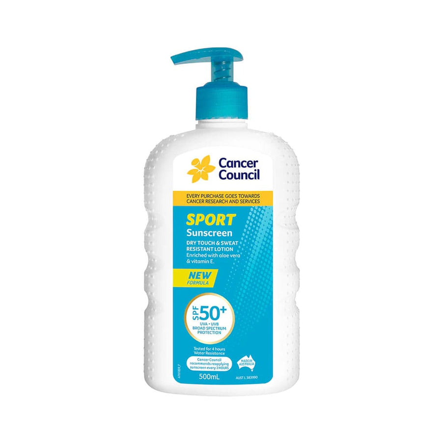 Cancer Council Sunscreen Sport SPF50+ 500ml