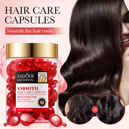 Sadoer Argan Oil Rose Smooth Hair Care Capsules 30pc