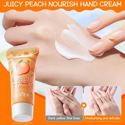 Sadoer Peach Hand Cream + Lip Balm