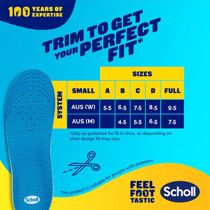 Scholl 1 Pair Gel Activ Formal Supported Feel Springiness Gelwave Technology Size S 4.5-8.5