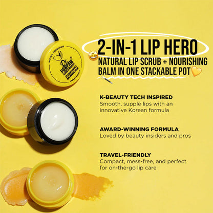 Dr.PawPaw Lip Scrub & Lip Balm Duo Pot 16g