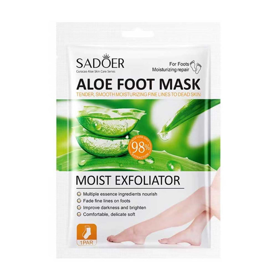 Sadoer Aloe Foot Mask Moist Exfoliator 1pair