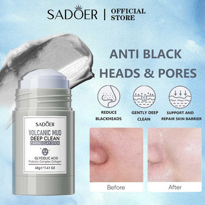Sadoer Volcanic Mud Deep Clean Caring Clay Stick 40g