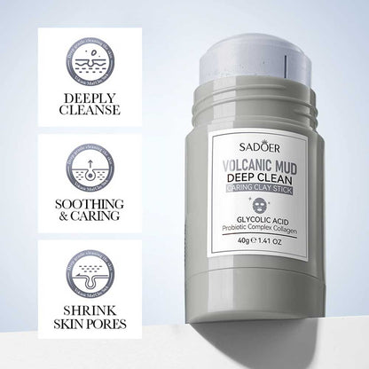 Sadoer Volcanic Mud Deep Clean Caring Clay Stick 40g