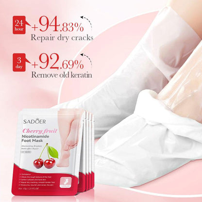 Sadoer Cherry Fruit Nicotinamide Foot Mask 35g