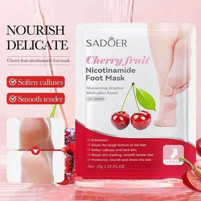 Sadoer Cherry Fruit Nicotinamide Foot Mask 35g