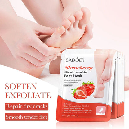Sadoer Strawberry Nicotinamide Foot Mask 35g