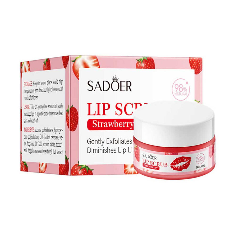 Sadoer Strawberry Lip Scrub 20g