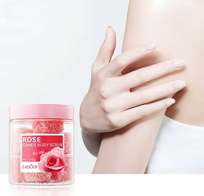 Sadoer Rose Candy Body Scrub 140g