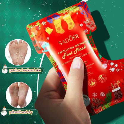 Sadoer Christmas Exfoliation Nourishes Foot Mask 35g