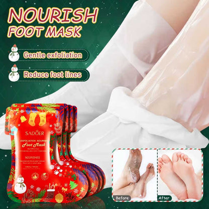 Sadoer Christmas Exfoliation Nourishes Foot Mask 35g