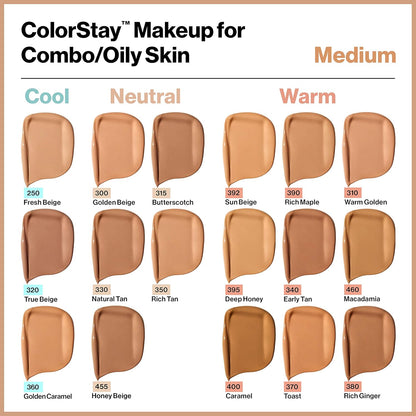 Revlon ColorStay Combination/Oily Foundation SPF15 455 Honey Beige 30ml