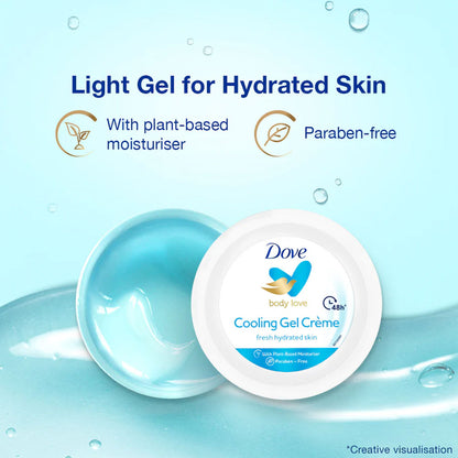 Dove Body Love Cooling Gel Creme 145g - Short Dated Clearance