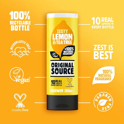 Original Source Shower Gel Zesty Lemon & Tea Tree 250ml