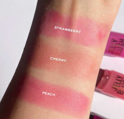 Revolution Jelly Blush Lip & Cheek Stain Cherry Jelly 5.5g