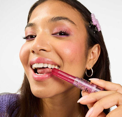 Revolution Jelly Lip Oil Hydrating Balm Stick Lilac Grape Crush