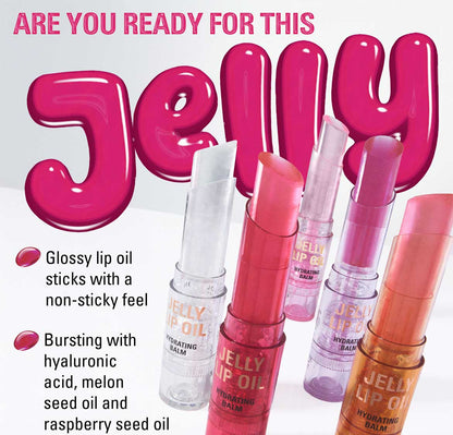 Revolution Jelly Lip Oil Hydrating Balm Stick Lilac Grape Crush