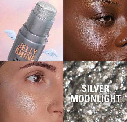 Revolution Jelly Shine Eye, Face & Body Highlight Stick Silver Moonlight