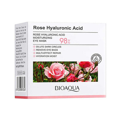 Bioaqua Rose Hyaluronic Acid Moisturizing Eye Mask 80g