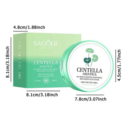 Sadoer Centella B5 Moisturizing Soothing Repairing Eye Mask 80pc