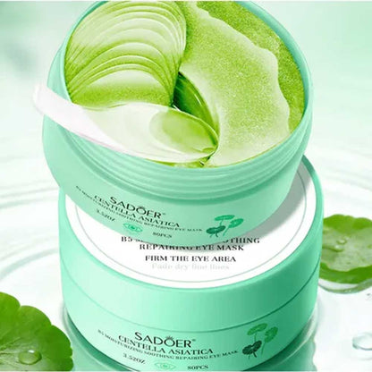 Sadoer Centella B5 Moisturizing Soothing Repairing Eye Mask 80pc