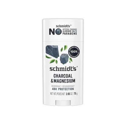 Schmidts Deodorant 48H Protection Charcoal & Magnesium 75g
