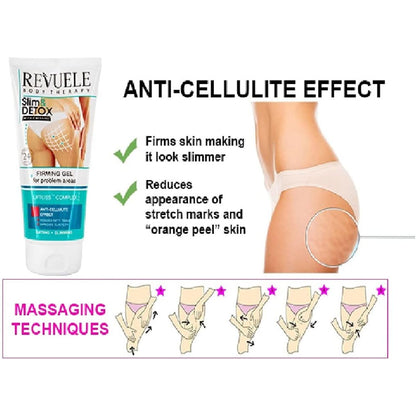 Revuele Slim & Detox With Caffeine Firming Gel For Problem Areas 200ml
