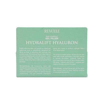 Revuele Hydralift Hyaluron Eye Contour Gel- Filler Anti-fatigue & Dark Circles 25ml