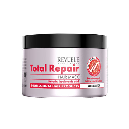 Revuele Hair Mask Total Repair For Damaged, Brittle & Dry Hair 500ml
