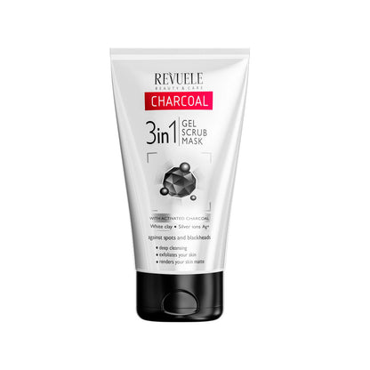Revuele Charcoal 3-In-1 Gel Scrub Mask 150ml