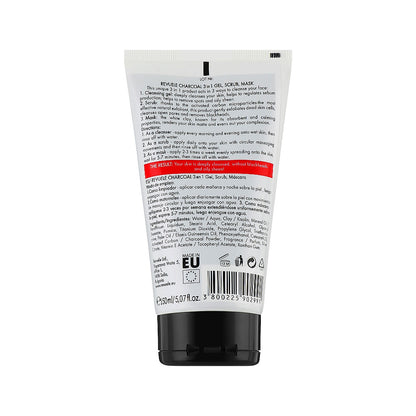 Revuele Charcoal 3-In-1 Gel Scrub Mask 150ml