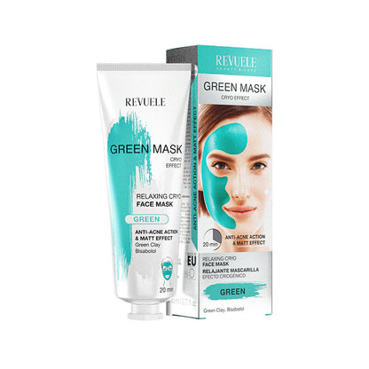 3x Revuele Green Mask Cryo Effect 80ml