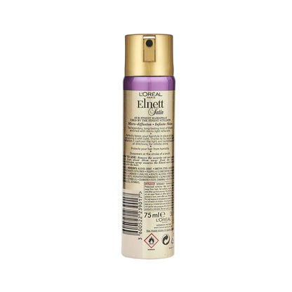 L'Oreal Elnett Satin Cares & Nourises Hairspray 75ml