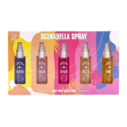 Scenabella Spray Body Mist Collection 5x30ml