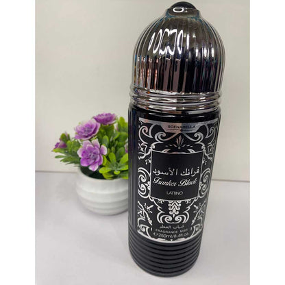 Scenabella Franker Black Lattino Ribbed Fragrance Mist 250ml
