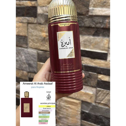 Scenabella Ameerah Arab Ribbed Fragrance Mist 250ml