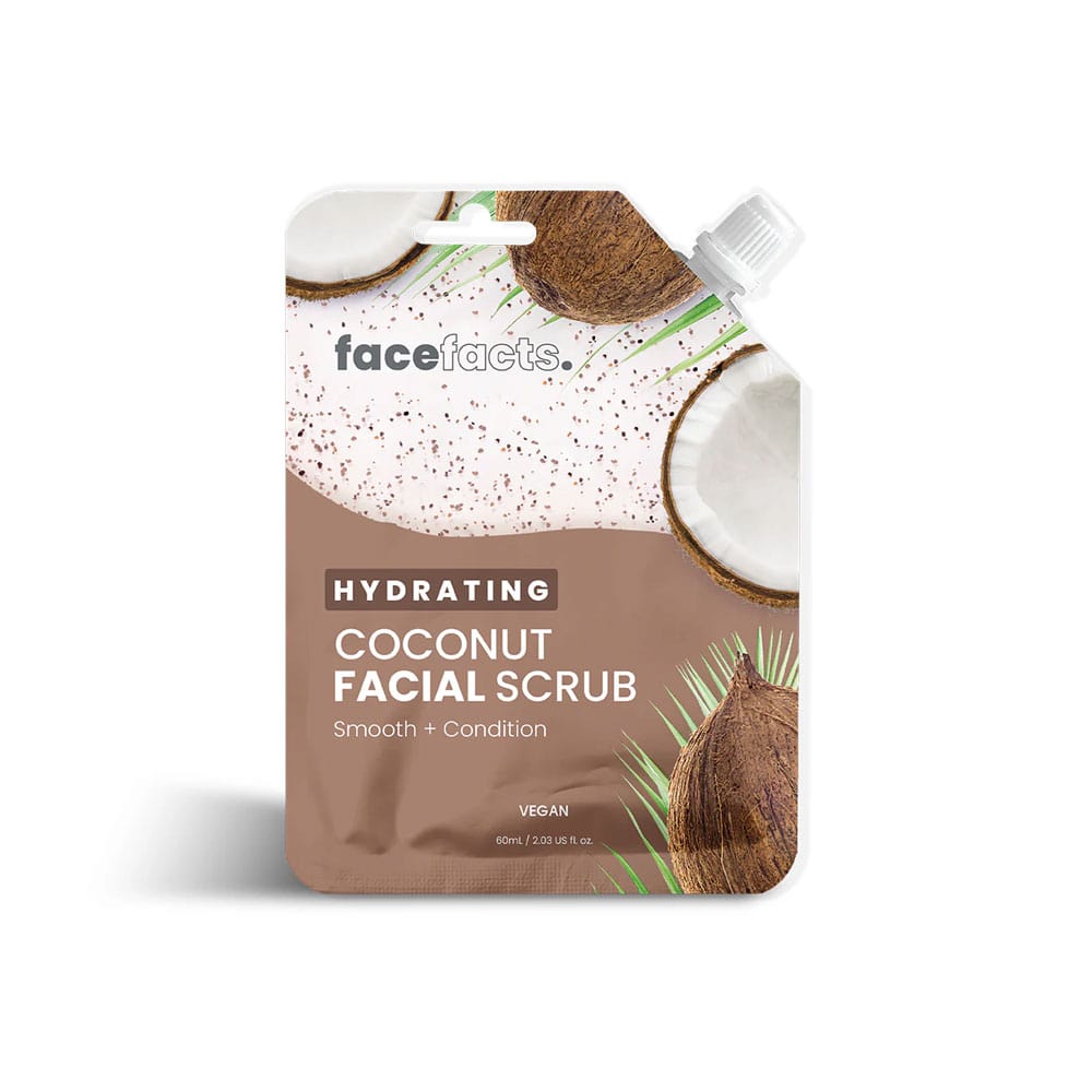 Face Facts Hydrating Coconut Facial Scrub 60ml – Cosmetic Capital
