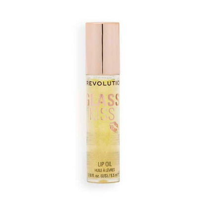 Revolution Glass Kiss Roller Ball Lip Oil Stardust Lemon Shimmer 5.5ml