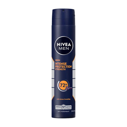 Nivea Antiperspirant Men Intense Protection Strength 72H Anti Stress Sweating 250ml