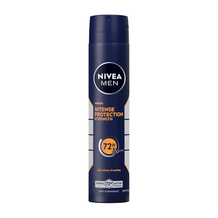 Nivea Antiperspirant Men Intense Protection Strength 72H Anti Stress Sweating 250ml