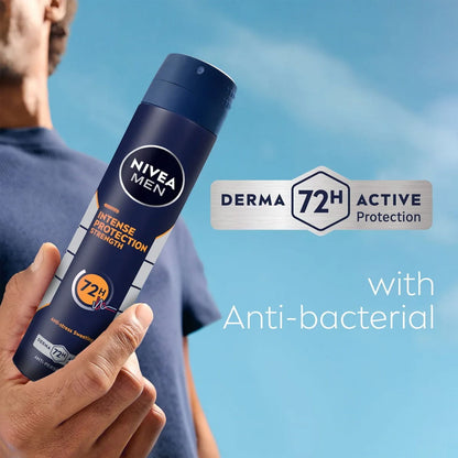 Nivea Antiperspirant Men Intense Protection Strength 72H Anti Stress Sweating 250ml