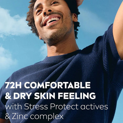 Nivea Antiperspirant Men Intense Protection Strength 72H Anti Stress Sweating 250ml